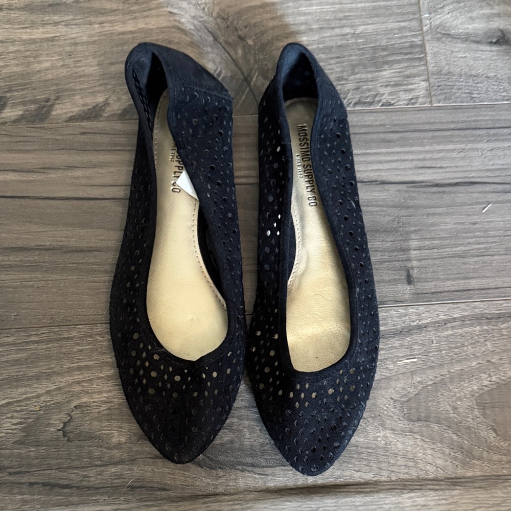 Mossimo Supply Co. Black Perforated Loafers